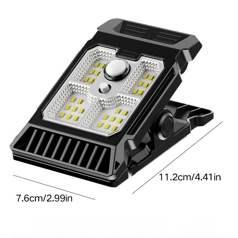 Smart Solar Clip Light for Outdoor Use