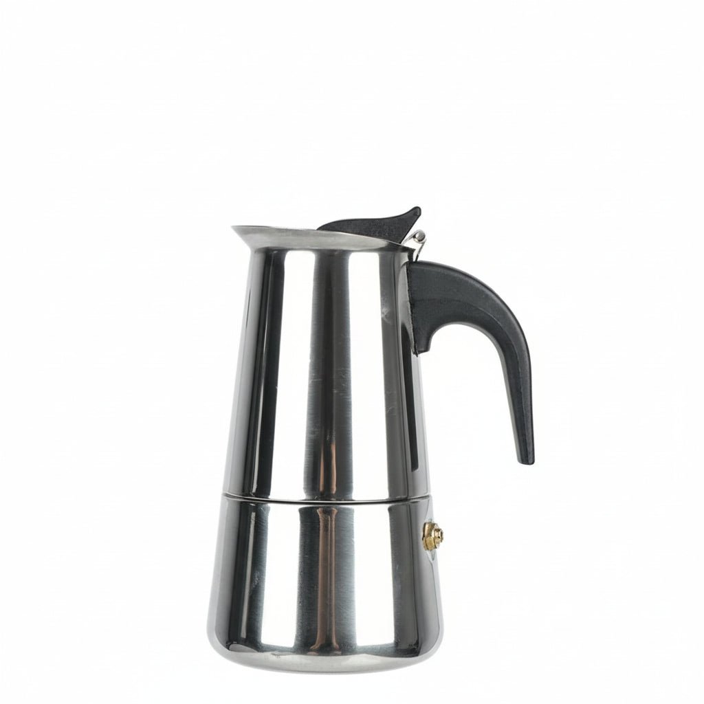 Traditional Italian Aluminum Espresso Maker for Full-Bodied Coffee