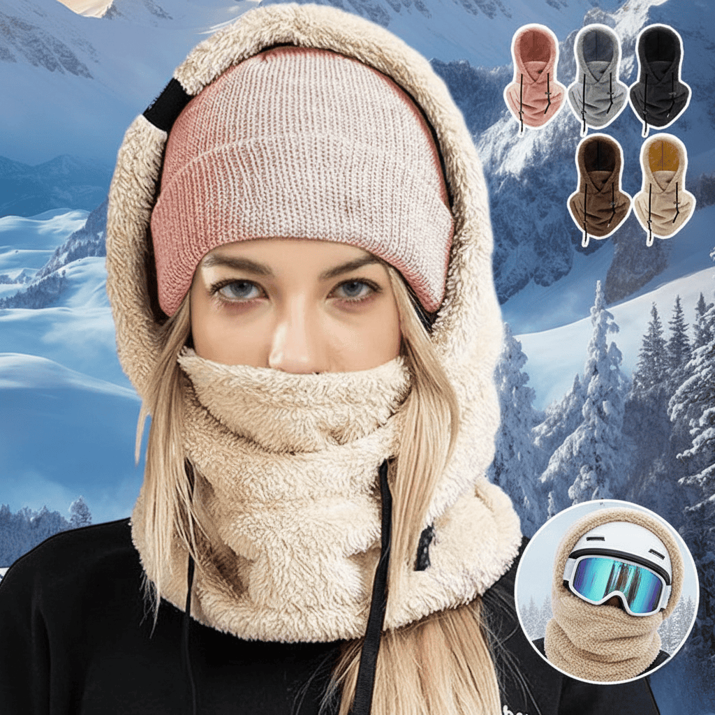 All-Weather 3-in-1 Hat for Harsh Winter Days