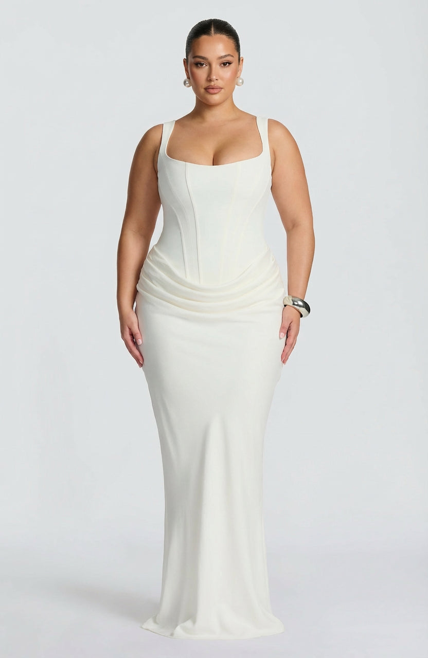Square Neck Maxi Dress