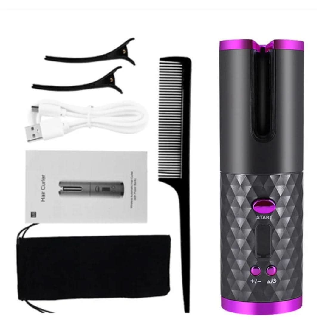 Wireless Automatic Curling Iron for Effortless Curls Anywhere