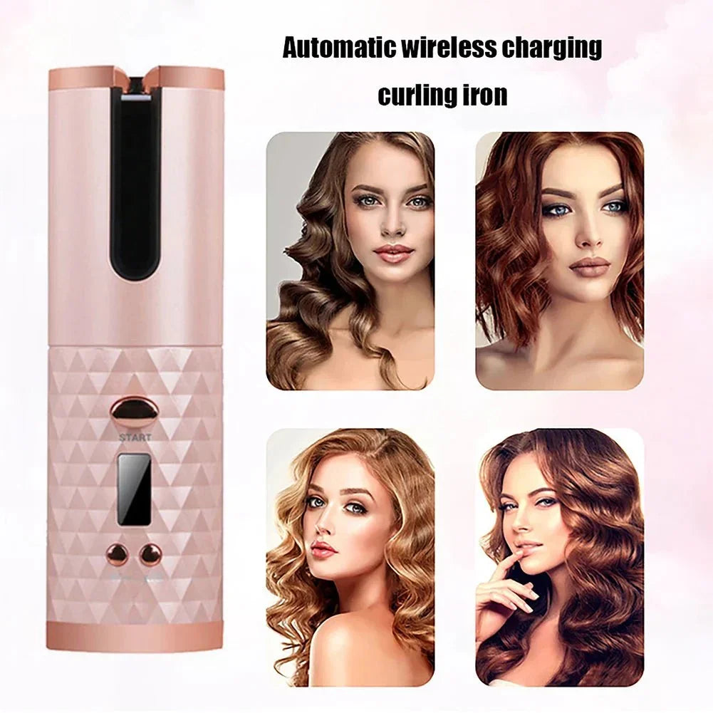 Wireless Automatic Curling Iron for Effortless Curls Anywhere