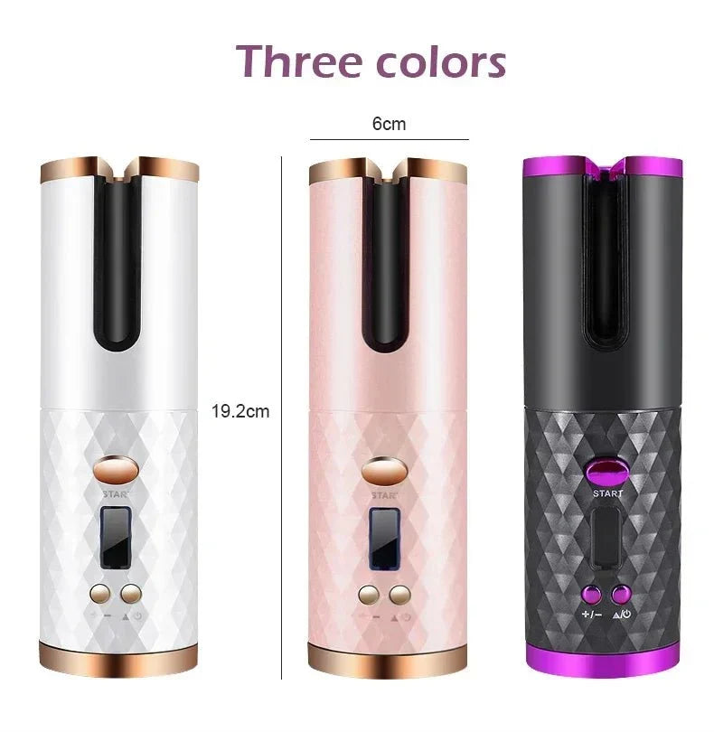 Wireless Automatic Curling Iron for Effortless Curls Anywhere