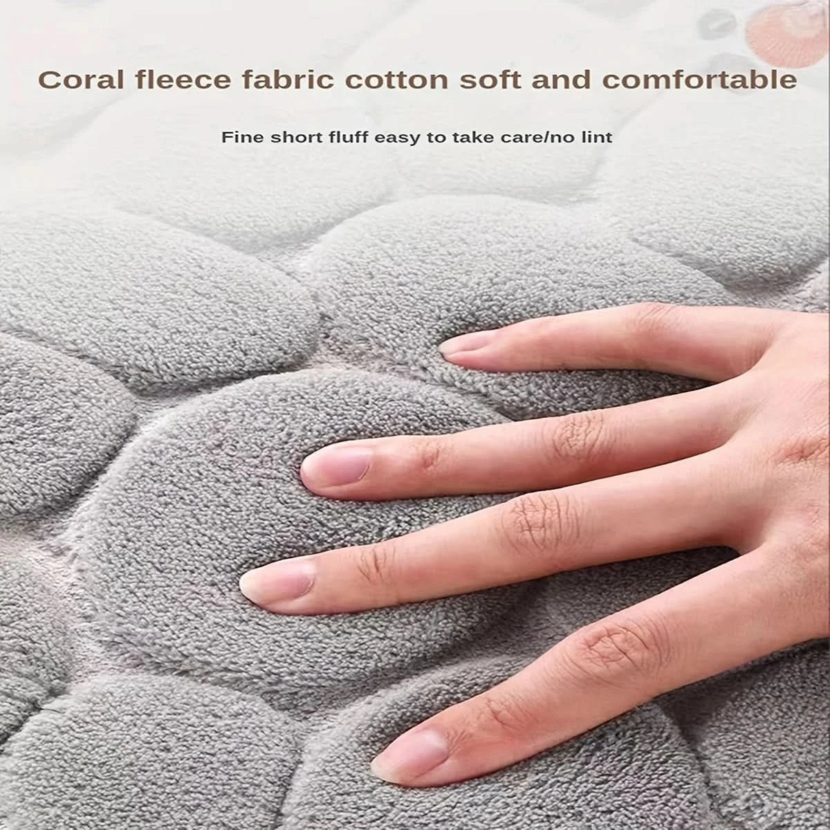 Thick Absorbent Non-Slip Bath Mat for Bathroom Safety