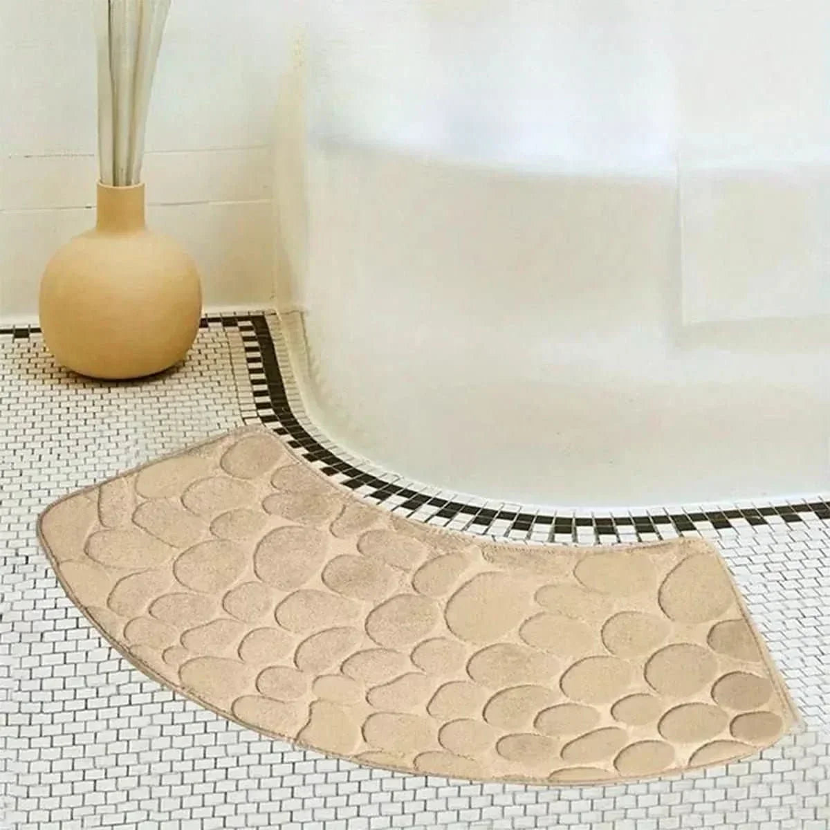 Thick Absorbent Non-Slip Bath Mat for Bathroom Safety