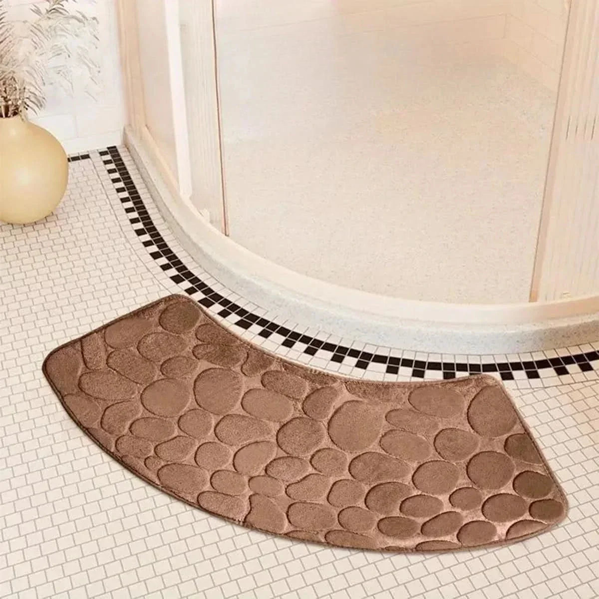 Thick Absorbent Non-Slip Bath Mat for Bathroom Safety