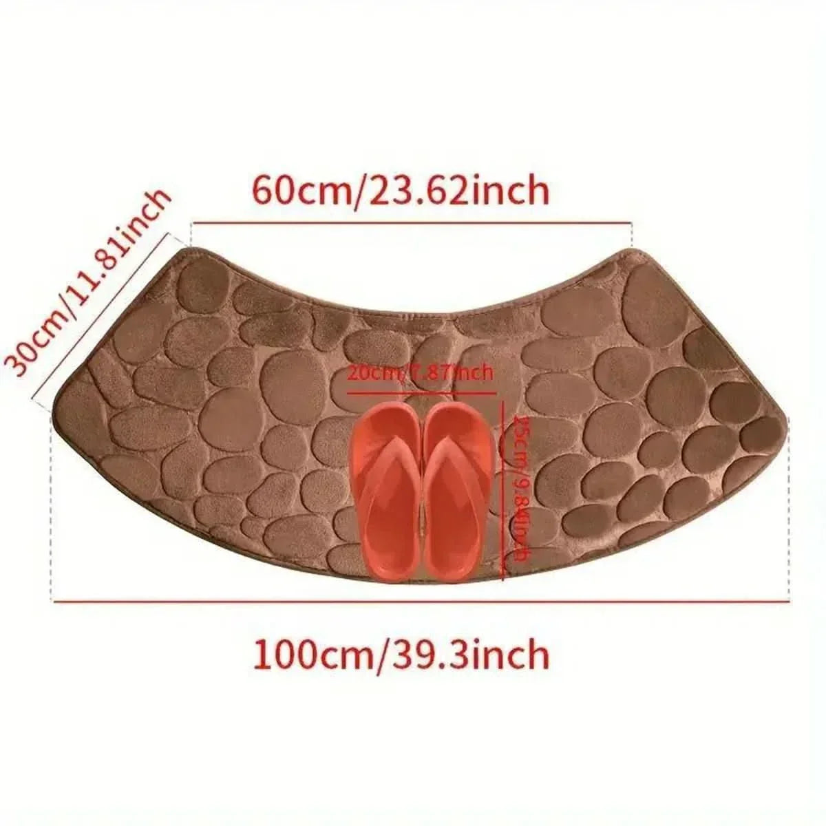 Thick Absorbent Non-Slip Bath Mat for Bathroom Safety