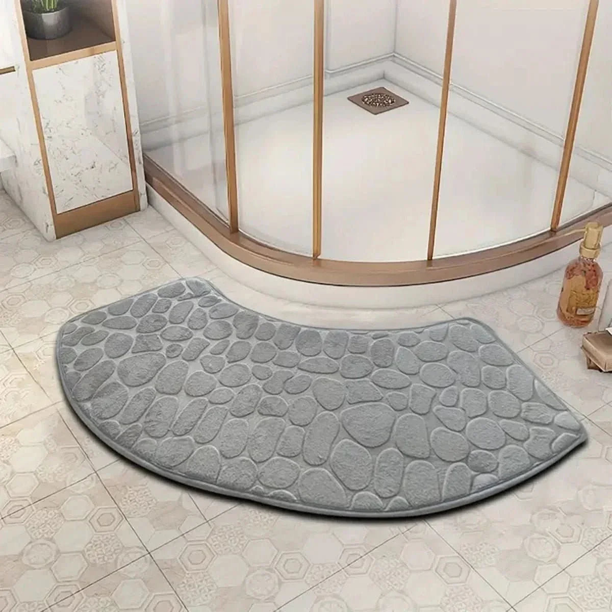 Thick Absorbent Non-Slip Bath Mat for Bathroom Safety