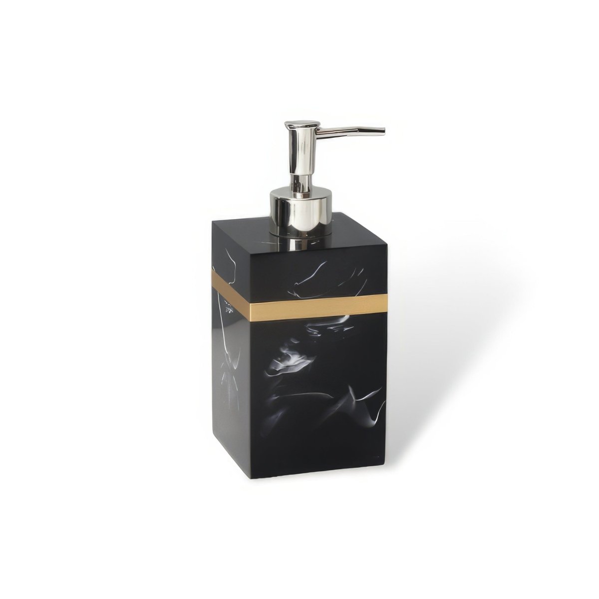Elegant Black Marble Accent Tray for Luxury Bathroom Decor
