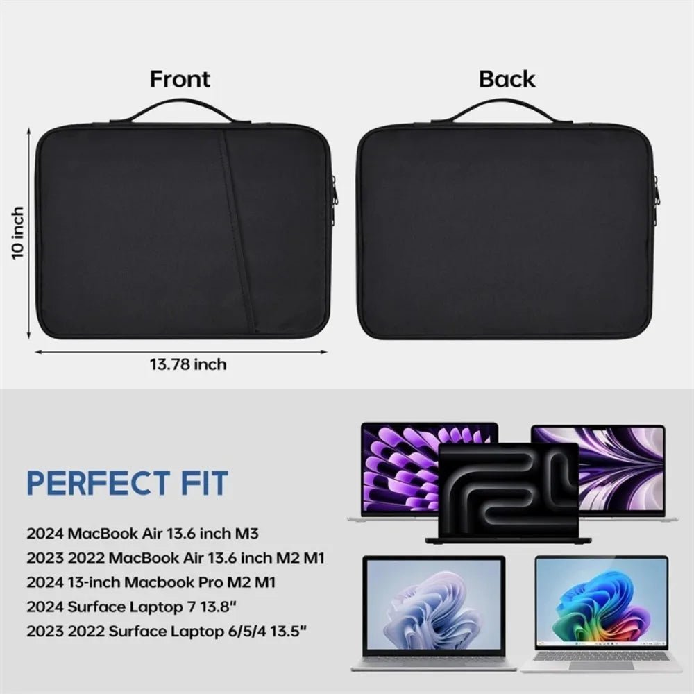 Waterproof Laptop Sleeve with Shockproof Protection