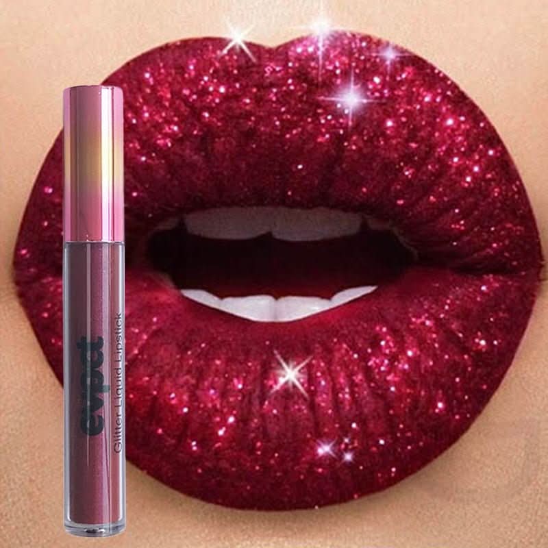 Waterproof Glitter Lipstick for Radiant, Long-Lasting Shine