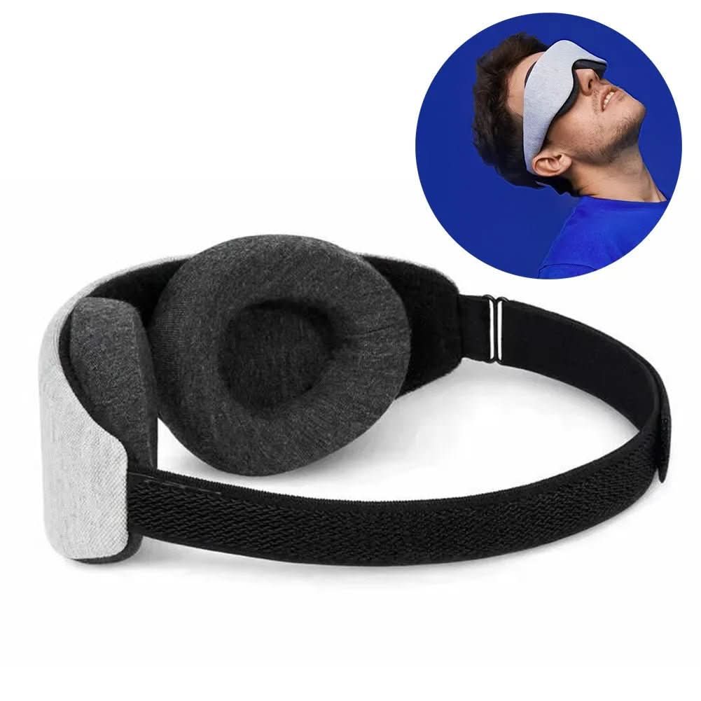 Memory Foam Sleep Mask with Adjustable Eye Cups