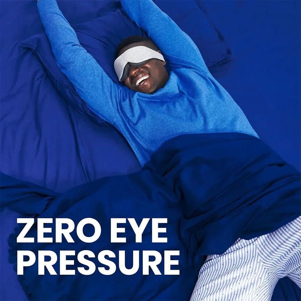 Memory Foam Sleep Mask with Adjustable Eye Cups