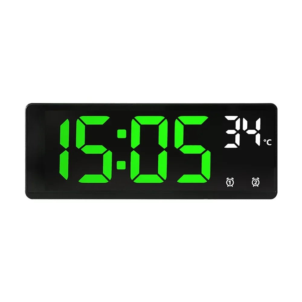 Voice Control Digital Alarm Clock with Dual Alarms