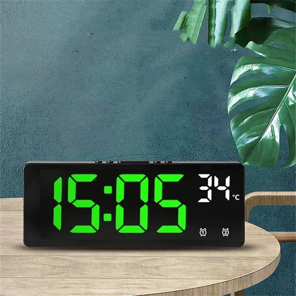 Voice Control Digital Alarm Clock with Dual Alarms