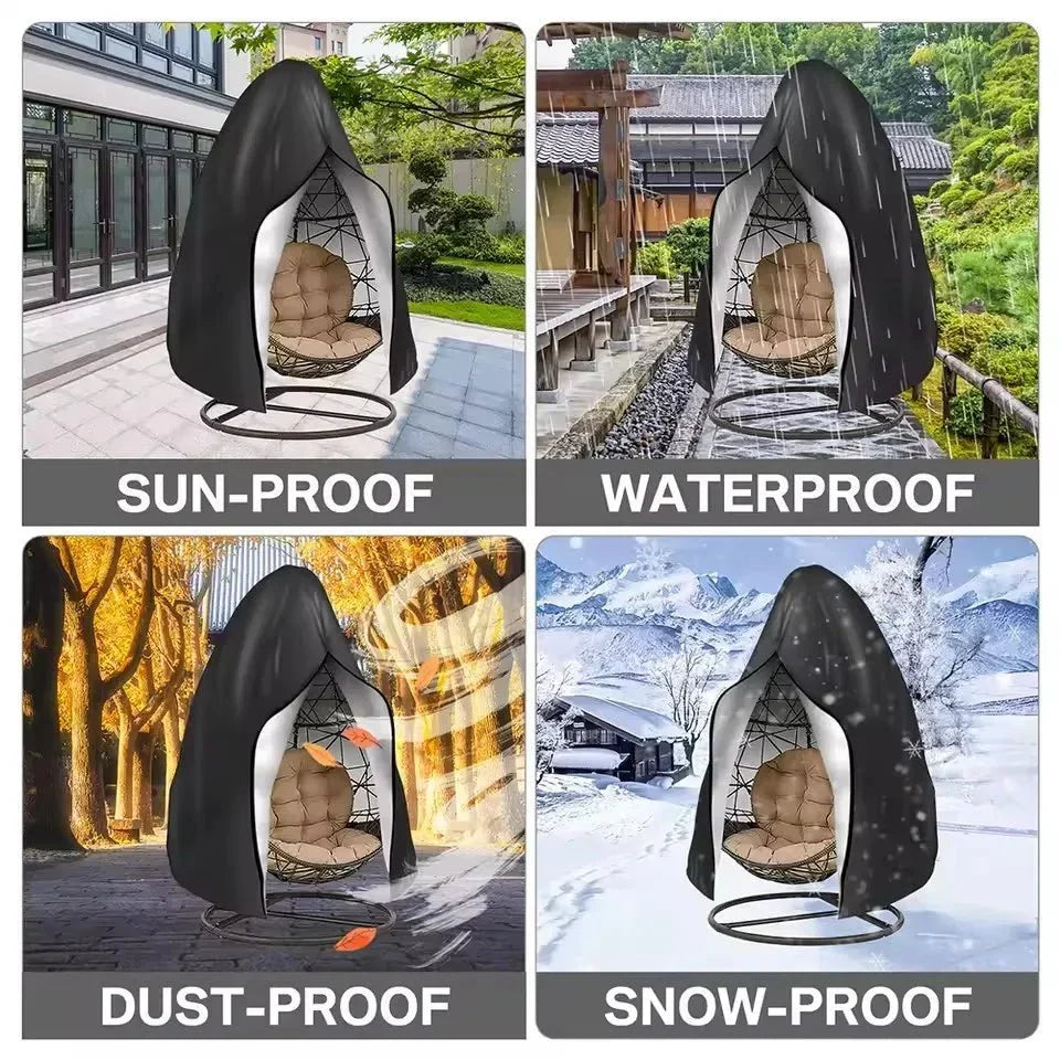 Waterproof Egg Chair Cover for All-Weather Outdoor Protection
