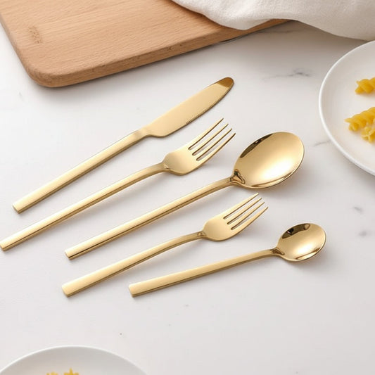 30-Piece Stainless Steel Cutlery Set for 6 People