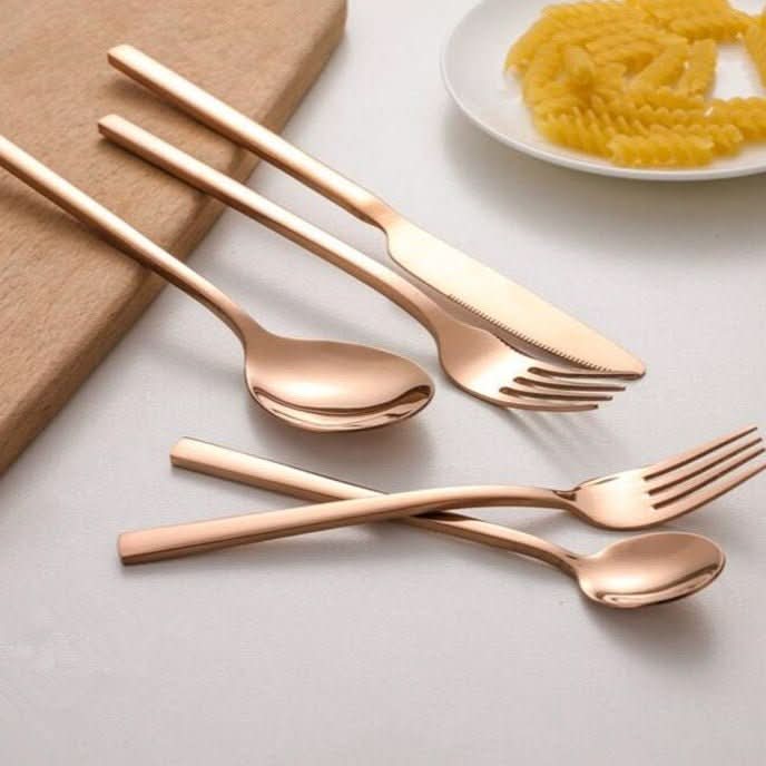 30-Piece Stainless Steel Cutlery Set for 6 People