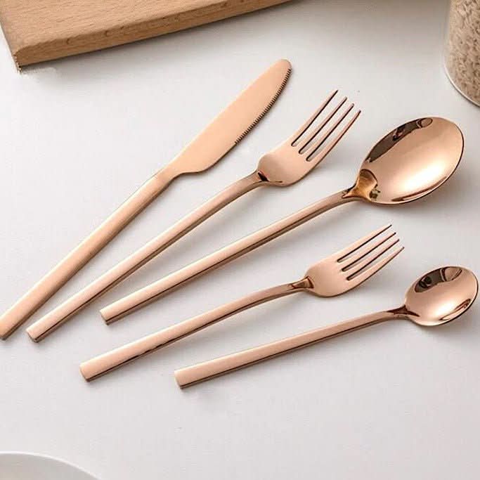 30-Piece Stainless Steel Cutlery Set for 6 People