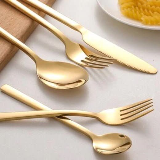30-Piece Stainless Steel Cutlery Set for 6 People