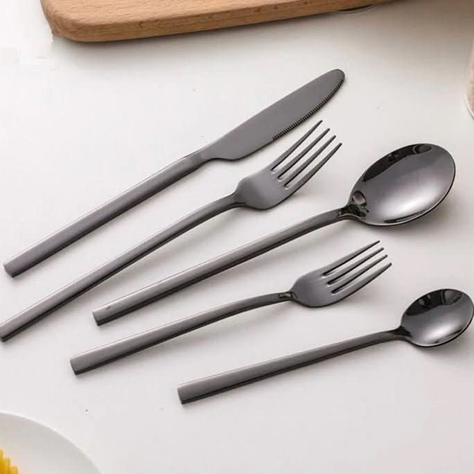 30-Piece Stainless Steel Cutlery Set for 6 People