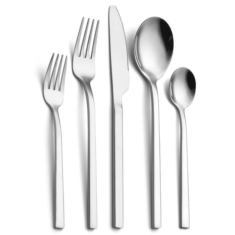 30-Piece Stainless Steel Cutlery Set for 6 People
