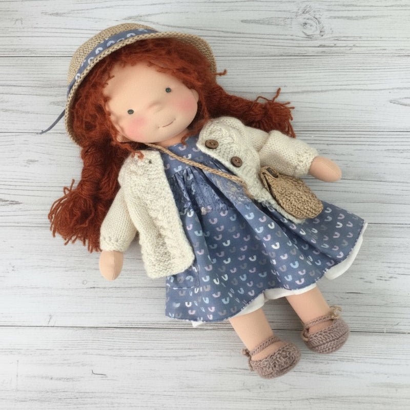 Handmade Waldorf Doll Made of Cotton
