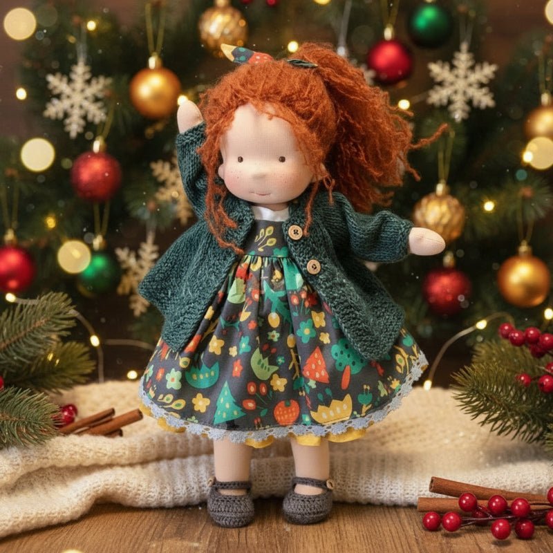 Handmade Waldorf Doll Made of Cotton