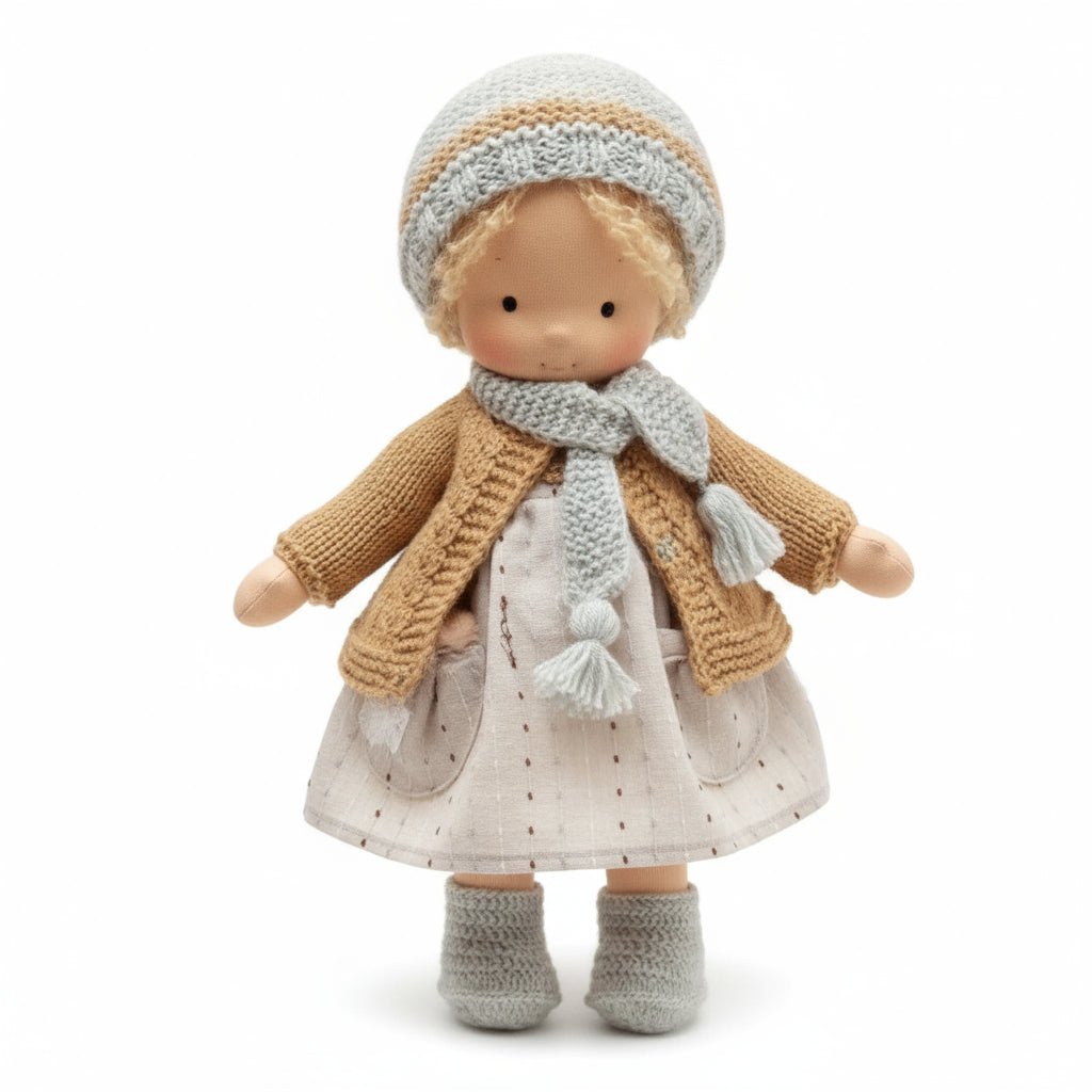 Handmade Waldorf Doll Made of Cotton