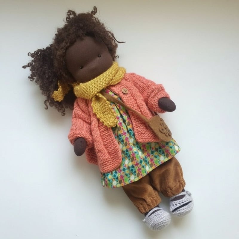 Handmade Waldorf Doll Made of Cotton