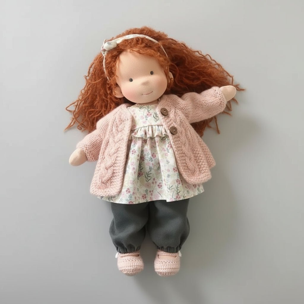 Handmade Waldorf Doll Made of Cotton