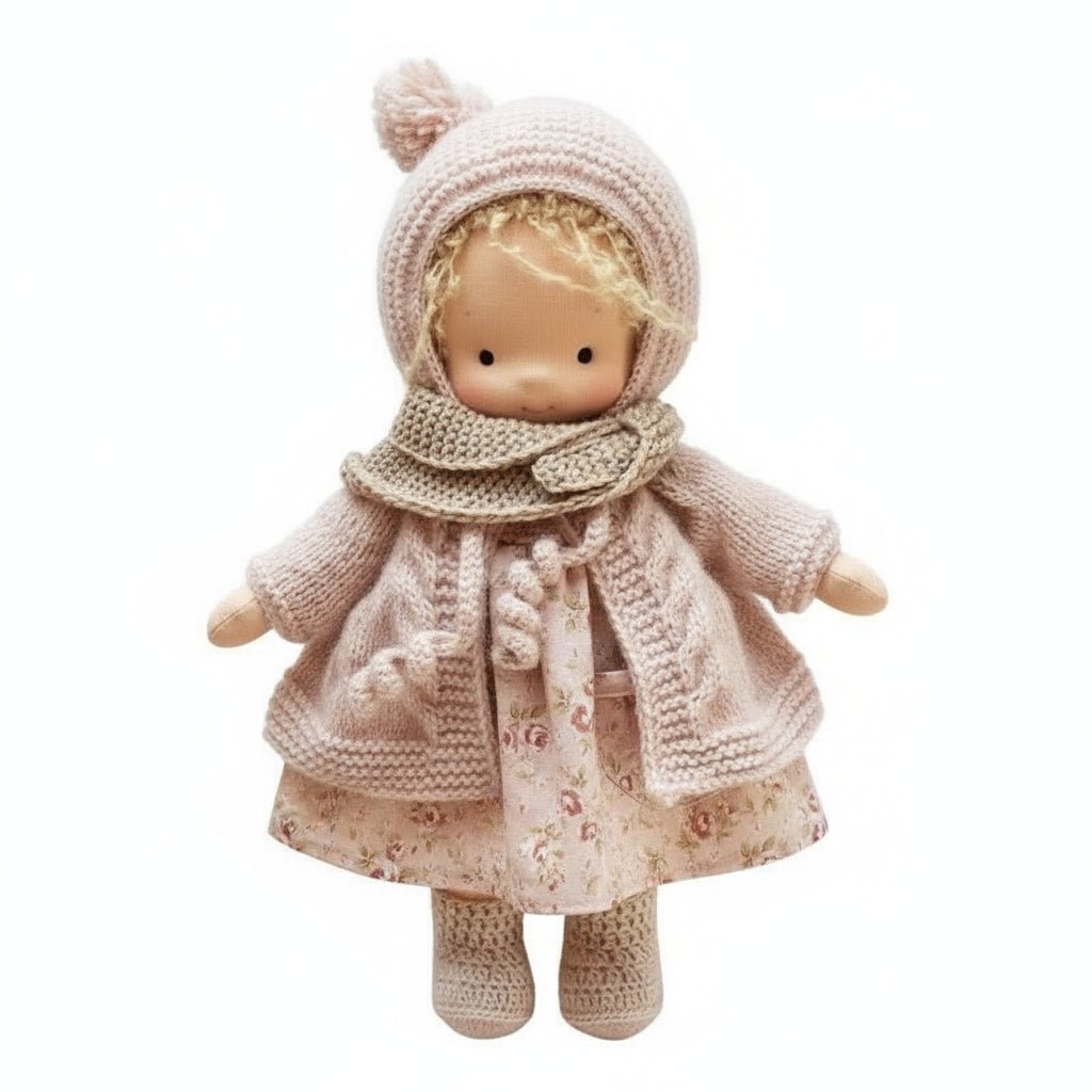 Handmade Waldorf Doll Made of Cotton