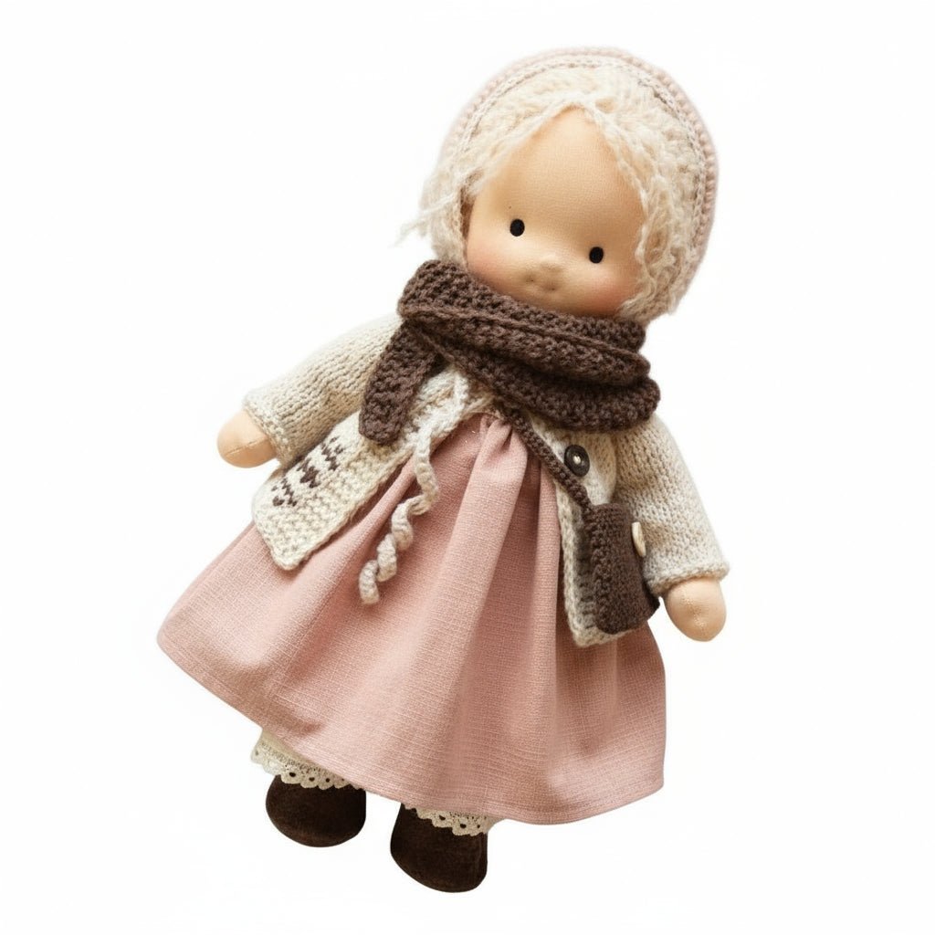 Handmade Waldorf Doll Made of Cotton