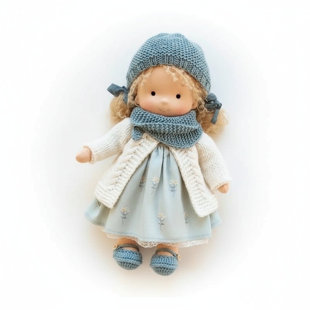 Handmade Waldorf Doll Made of Cotton