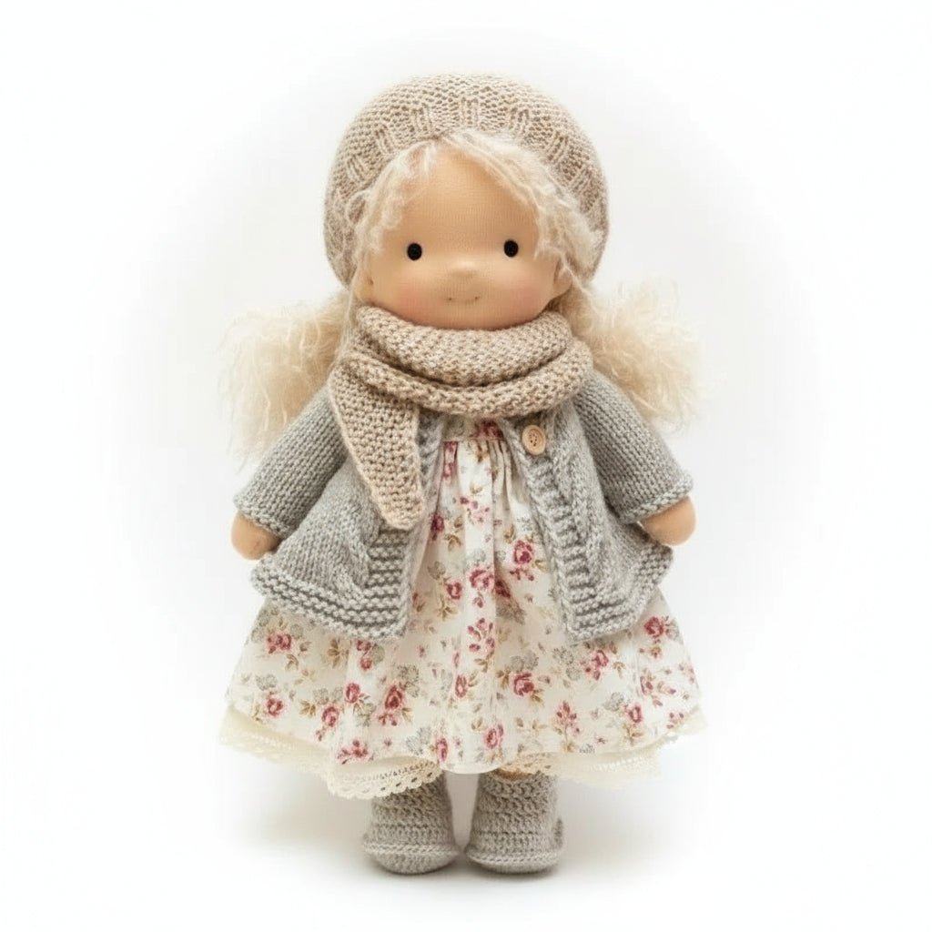 Handmade Waldorf Doll Made of Cotton