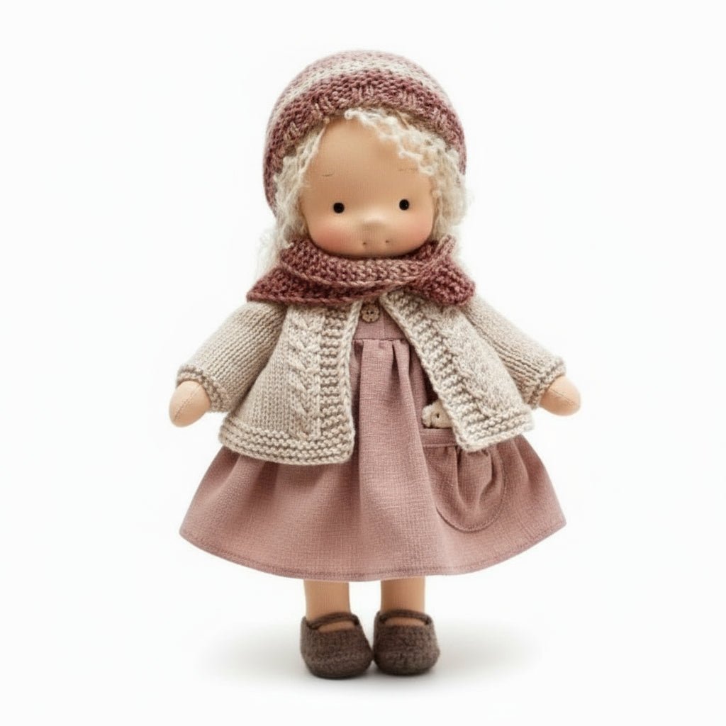 Handmade Waldorf Doll Made of Cotton