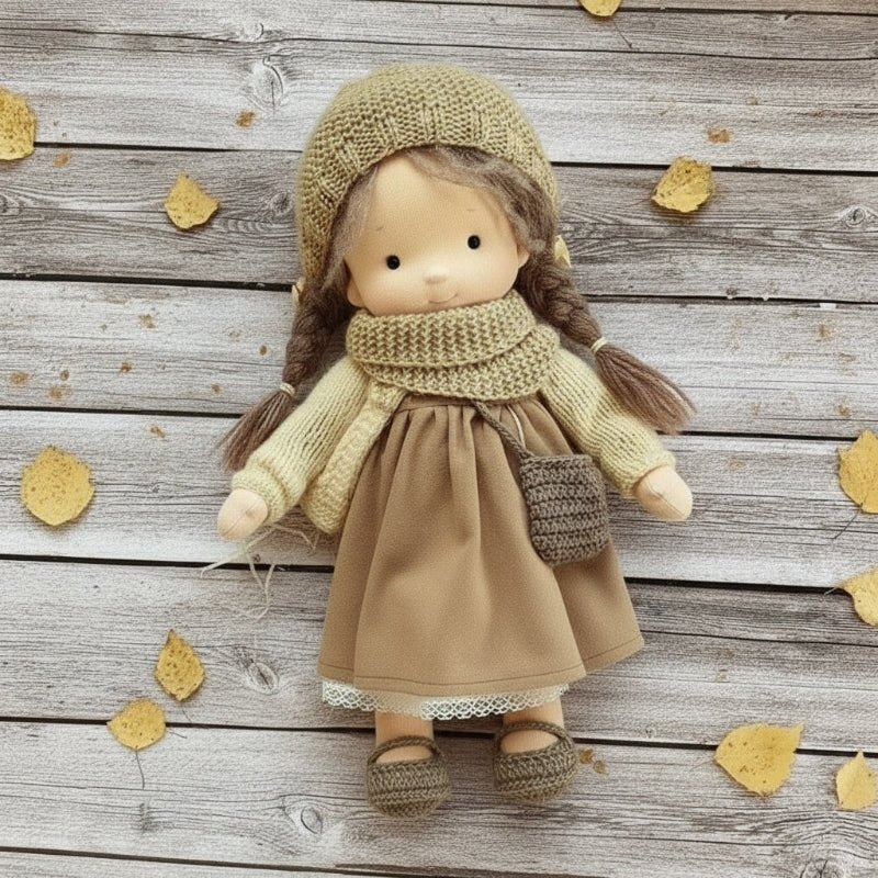 Handmade Waldorf Doll Made of Cotton