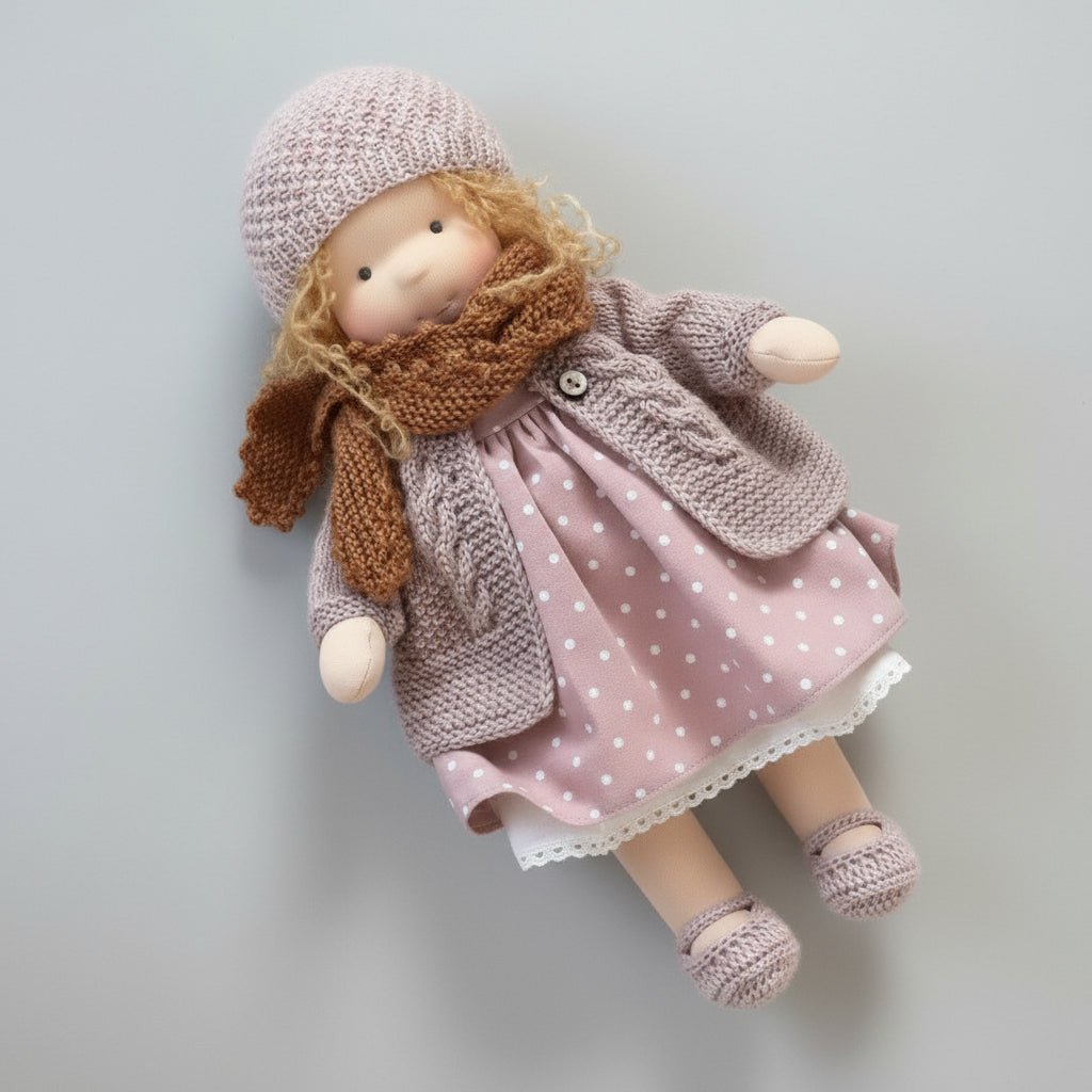 Handmade Waldorf Doll Made of Cotton