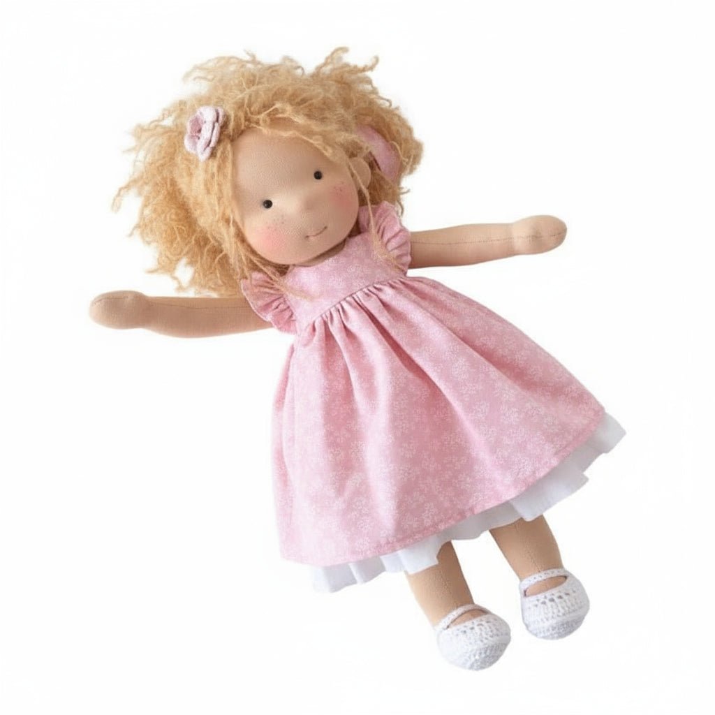 Handmade Waldorf Doll Made of Cotton
