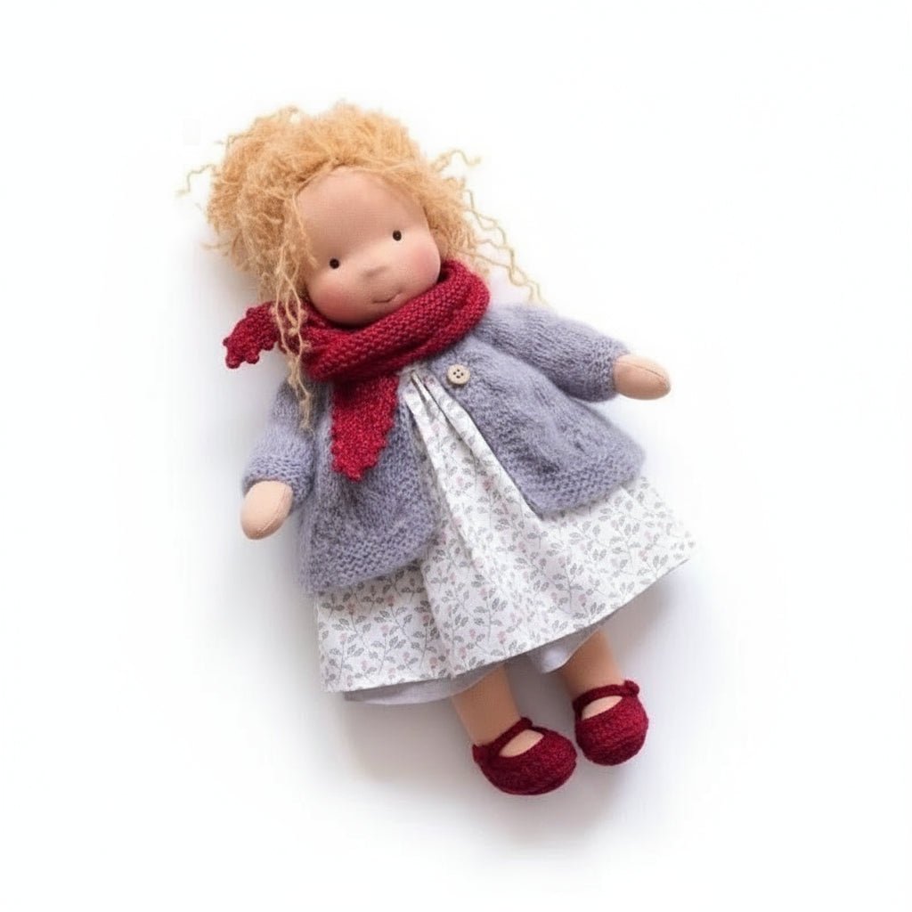 Handmade Waldorf Doll Made of Cotton