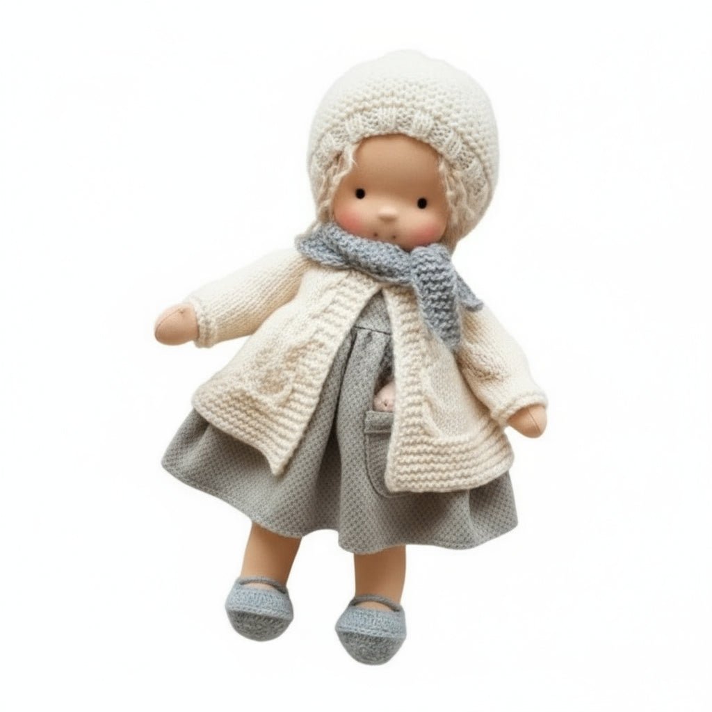 Handmade Waldorf Doll Made of Cotton