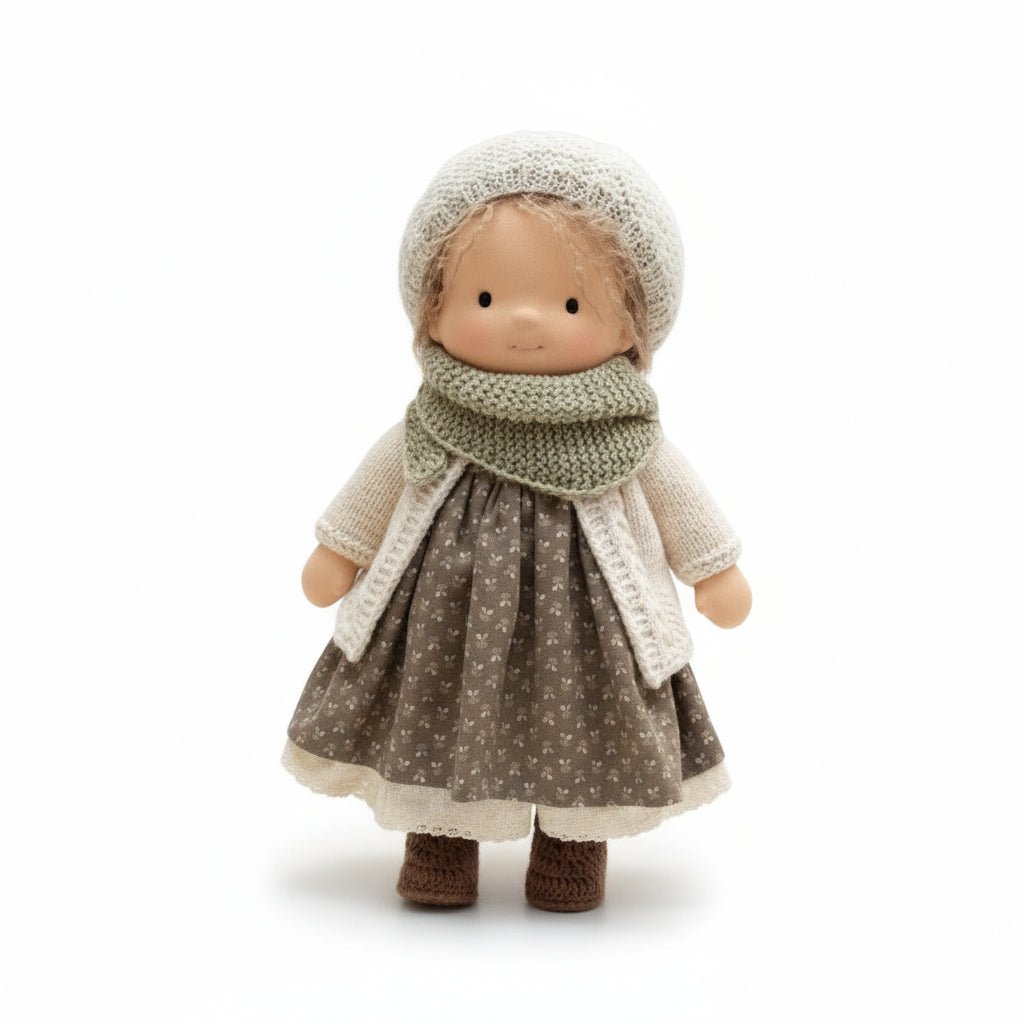 Handmade Waldorf Doll Made of Cotton