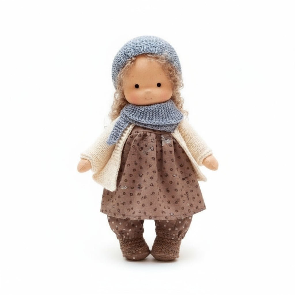 Handmade Waldorf Doll Made of Cotton