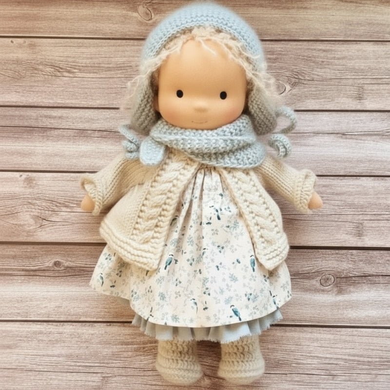 Handmade Waldorf Doll Made of Cotton