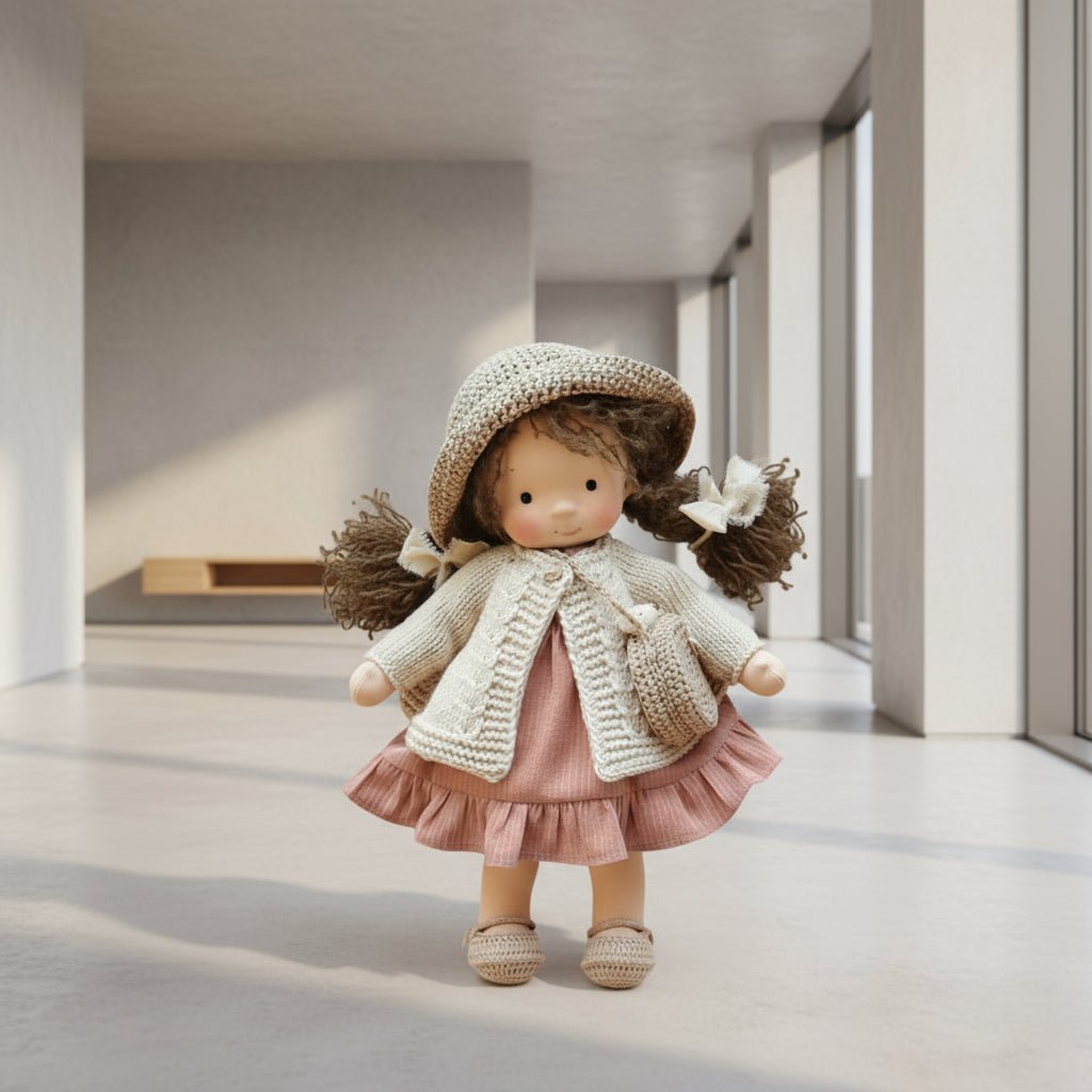 Handmade Waldorf Doll Made of Cotton