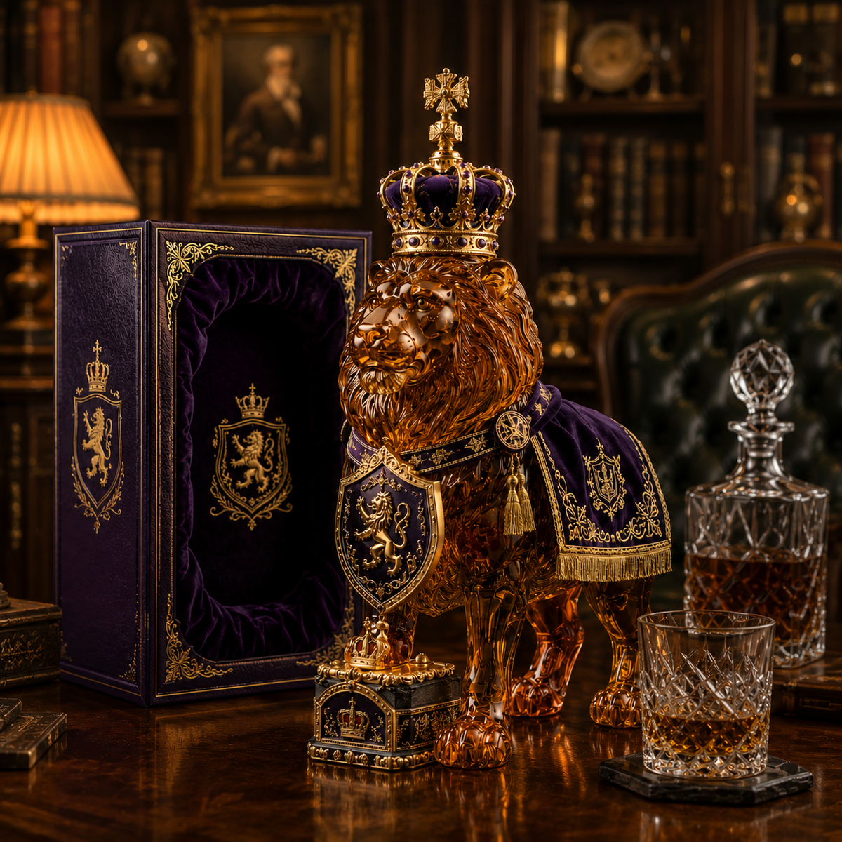 Royal Lion Whiskey Decanter
