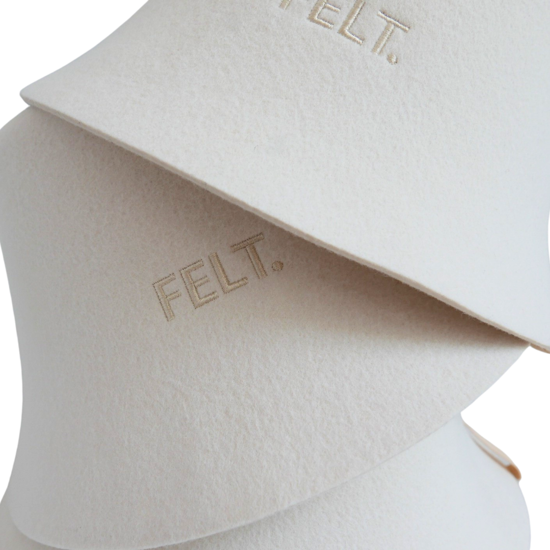 Modern Wool Felt Sauna Hat