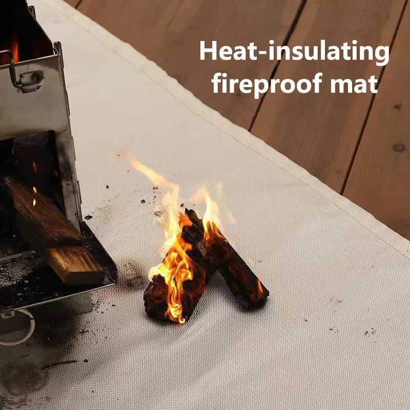 Heat-Resistant Fireproof Fiberglass Mat for Outdoor Activities