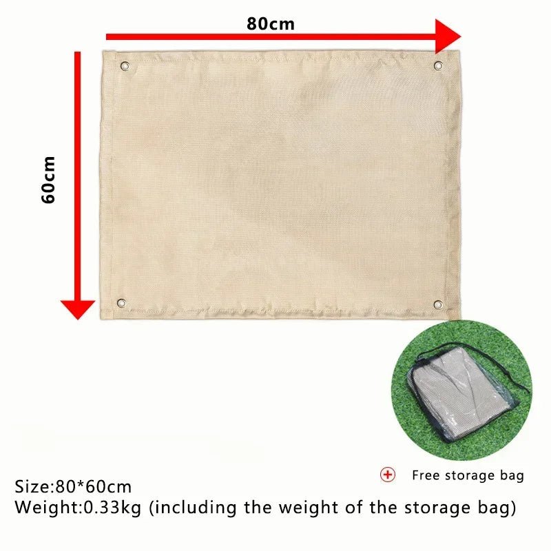 Heat-Resistant Fireproof Fiberglass Mat for Outdoor Activities