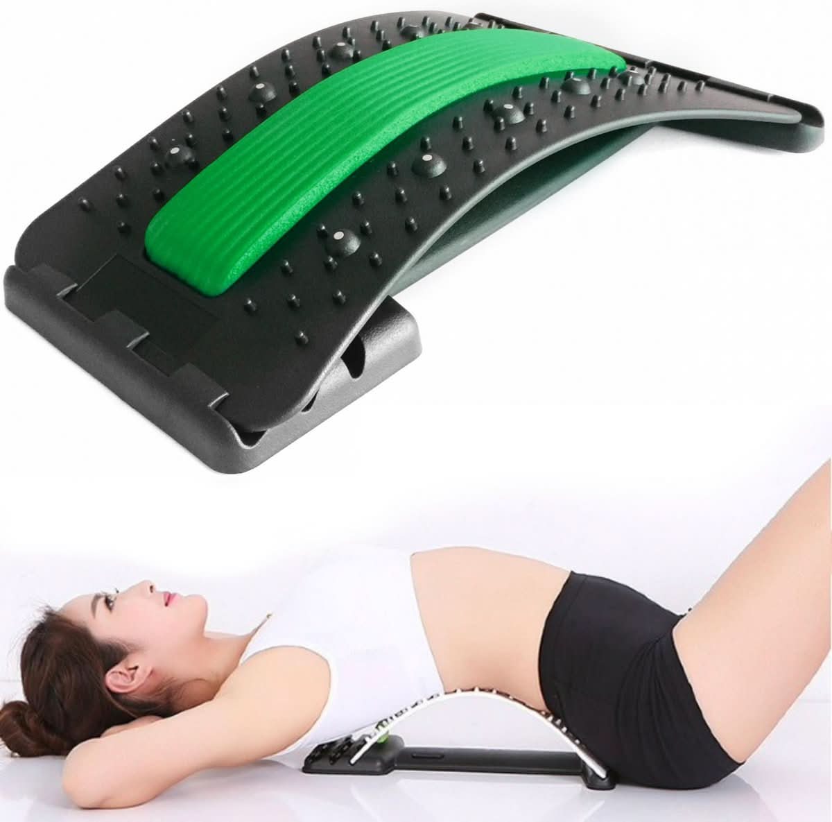 Ergonomic Back Massage Stretcher for Posture & Relaxation